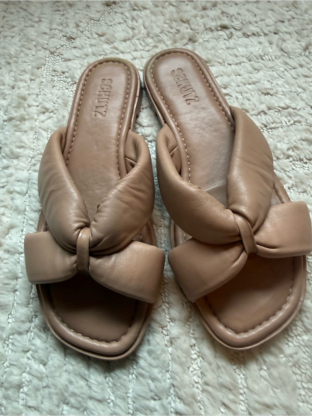 Schutz sandals tan size 9 - Picture 4 of 5